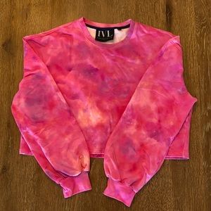 Size 10 IVL Collective Sweatshirt in Watercolor